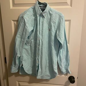 Ralph Lauren Blue Casual Button Down Shirt